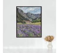 5D Diamond Painting Paisaje Diamond Painting Adultos Lavanda Pintura Diamante Bordado de Punto de Cruz Kits, DIY Cuadros Diamantes Cristal Juego De Artesanía, Decoracion, Regalos 80 x 100cm PJY9 S-A