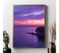 5D Diamond Painting Paisaje, Pintura Diamante OcéAno Diamond Painting Kit Completo Niños, DIY Manualidades Adultos Pintura de Diamante Para Decor De Pared Del Hogar, Regalos para Mujer 50x70cm JPF B-1