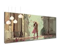 5D Diamond Painting Pareja, Diamond Painting Adultos Kit Completo Calle, Manualidades Adultos de Mosaico, DIY Cristal Art Punto de Cruz Pintura Diamante para Niños Decoracion Salon 80x160 cm T3-468