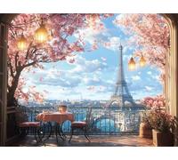 5D Diamond Painting ParíS, Pintura Diamante Paisaje Patrón Diseño DIY Diamond Painting Adultos Manualidades Completo Punto de Cruz Diamante Kit para Decoracion Hogar, Regalo 120x90 cm -zjn250119I