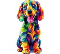5D Diamond Painting Perro Diamond Painting Adultos Animal Dibujos Con Diamantes Manualidades Adultos Punto De Cruz DIY Full Drill Round Completo Kit para Decoración Hogar, Regalo 30x60cm G-5Z5772