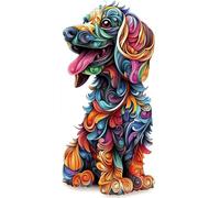 5D Diamond Painting Perro Diamond Painting Adultos Animal Dibujos Con Diamantes Manualidades Adultos Punto De Cruz DIY Full Drill Round Completo Kit para Decoración Hogar, Regalo 30x60cm 7-FD7051