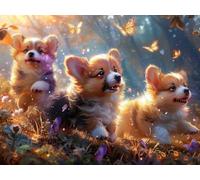 5D Diamond Painting Perro Diamond Painting Kit 60x40cm 9-Q11WQ