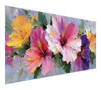 5D Diamond Painting Pintada, Diamond Painting Adultos Flor, DIY Manualidades Adultos, Cuadro Diamantes Kits, Diamantes Art Bordado de Punto de Cruz Kit, Home Decoration, Regalo, 90x40cm I-1001