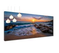 5D Diamond Painting Playa, Diamond Painting Adultos Kit Completo Arrecife, Manualidades Adultos de Mosaico, DIY Cristal Art Punto de Cruz Pintura Diamante para Niños Decoracion Salon 50x100 cm T3-716