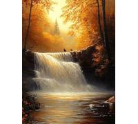 5D Diamond Painting RíO, Diamond Painting Adultos Bosque, DIY Manualidades Adultos Kit Punto de Cruz, Cuadro Diamantes Rhinestones Bordado Artesanías, para Decoración Hogar Regalo 40x50cm 7-5261