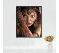 5D Diamond Painting Ropa Tradicional Diamond Painting Adultos Corrida Pintura Diamante Bordado de Punto de Cruz Kits, DIY Cuadros Diamantes Cristal Juego De Artesanía, Regalos 80x110cm PJY9 T-E