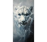 5D Diamond Painting Tigre Diamond Painting Adultos Animal Pintura de Diamante Kit Punto de Cruz Manualidades Adultos Kit Bordado Cuadro Diamantes Regalo Niña 10 Años, Decoracion Hogar 50x150cm J - 279