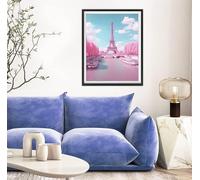 5D Diamond Painting Torre, árbol Diamond Painting Adultos, DIY Pintura Diamante Manualidades Adultos Cristal Punto de Cruz para la Decoración De Pared del Hogar, Regalos Para Mujeres 60x80cm s-10736