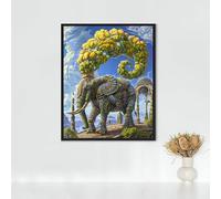 5D Diamond Painting Vida Marina Diamond Painting Adultos Elefante Pintura Diamante Bordado de Punto de Cruz Kits, DIY Cuadros Diamantes Cristal Juego De Artesanía, Regalos 80 x 100cm PJY9 B-7