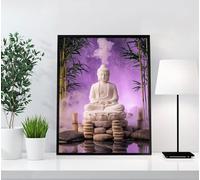5D Diamond Painting Zen Diamond Painting Adultos Bambú, DIY Pintura Diamante Manualidades Adultos y Niños, Kit Completo Cristal Pintura De Diamante, Para Decoración Hogar, Regalos 40x55cm Y79-67