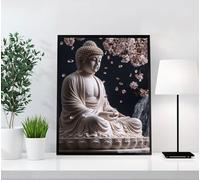 5D Diamond Painting Zen Diamond Painting Adultos Flor, DIY Pintura Diamante Manualidades Adultos y Niños, Kit Completo Cristal Pintura De Diamante, Para Decoración Hogar, Regalos 100x135cm 37E-69