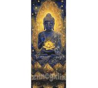 5D Diamond Painting Zen Diamond Painting Kit Completo, Religión Pintura de Diamante XXL Kit Punto de Cruz, DIY Bordado Cuadros de Diamantes, Decoración de Pared para el Hogar 70x180 cm/28x71 Inch