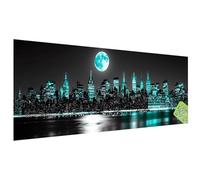 5D DIY Diamond Painting Kit Completo, 120x40cm Nueva York Pintura de Diamante, Diamond Painting Ciudad Grande, Cuadros Diamantes 5D para Niño y Adultos Principiantes para Decoración Hogar, Regalo U-1