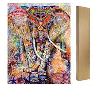 5D DIY diamond painting square cuadrados 40x50 cm elefante pintura por números adultos perlas juego de pintura de diamantes punto de cruz kit completo mosaico manualidades adultos puzzle de diamantes