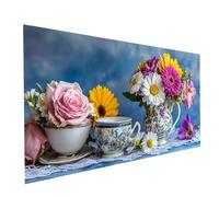 5D DIY Diamond Painting Taza, Diamond Painting Pintar por Numeros Adultos Florero, Kit Bordado Redondo Full Drill Pintura Diamante 100 x 200 cm, Kit Pintar Diamante como Decoracion Hogar Model-12960