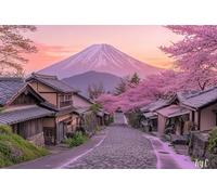 5D Flores De Cerezo Diamond Painting Adultos Kit, DIY Valle Pintura de Diamantes, Diamond Painting Niños Kit, Cristal Pintura De Diamante Manualidades a mano Para Decoración Del Hogar 60x80cm -38052