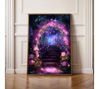 5D Flores Flor Diamond Painting, Diamond Painting Kit Completo, Manualidades Adultos DIY Cristal Pintura De Diamante Para, Paining Para Decor De Pared Del Hogar, Regalos 70 x 95 cm PjY11884 Y-2