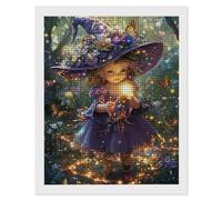 5D Forest Girls Diamond Painting, Diamond Painting Kit Completo, Manualidades Adultos DIY Cristal Pintura De Diamante Bordado de Punto de Cruz, Para Decoración De Pared Del Hogar Regalos 35x50cm O-637