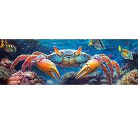 5D Grande Diamond Painting 100 x 300 cm, DIY Manualidades Adultos Pintura de Diamantes, Diamond Art Cuadros, Punto Cruz Bordado Cristal, Estrás, Manualidades Decoración, Cangrejos Animal TU0N-66
