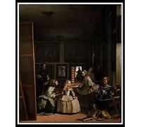 5D Kit de pintura de diamante con taladro completo.DIY Diamond painting Rhinestone bordado de punto de cruz artes manualidades para decoración de la pared del hogar - Las Meninas Diego-Velazquez