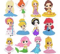 5D Kit de Pintura Diamond Painting para Niños, Dibujos Animados Unicornios Animales pintura de diamantes Stickers Kit, Mosaicos Dibujo de Diamantes Pegatinas para Niños y Adultos Principiantes