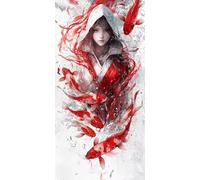 5D Koi femenino Diamond Painting, Diamonds Painting Kit Completo, Diamond Art Kit Manualidades Adultos DIY Cristal Pintura De Diamante, Paintings Para Decoración De Pared Del Hogar 60x120cm b-581