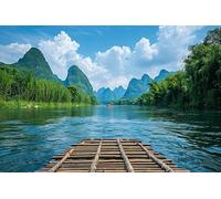 5D Lago Diamond Painting Adultos Kit, DIY Paisajes Pintura de Diamantes, Diamond Painting Niños Kit, Cristal Pintura De Diamante Manualidades a mano Para Decoración De Pared Del Hogar 60x80cm -37104