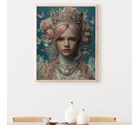 5D Mujer Diamond Painting, Flor Diamond Painting Kit Completo, Manualidades Adultos DIY Cristal Pintura De Diamante Para, Paint Para Decor De Pared Del Hogar, Regalos Femeninos 100x135CM PjY1275 1-6