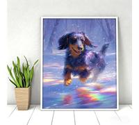 5D Pintura Diamante Adultos, Caballo Animal Diamond Painting Adultos Kit, Pintura Diamante Niños, DIY Cristal Art Diamond Painting Kits Para Navidad Decoración De Pared Del Hogar 50x70cm PjY11406 9-H