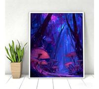 5D Pintura Diamante Adultos, Lobo Mujer Diamond Painting Adultos Kit, Pintura Diamante Niños, DIY Cristal Art Diamond Painting Kits Para Navidad Decoración De Pared Del Hogar 90 x 120 cm PjY9462 A-S