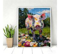 5D Pintura Diamante Adultos, Paisaje Flor Diamond Painting Adultos Kit, Pintura Diamante Niños, DIY Cristal Art Diamond Painting Kits Para Navidad Decoración De Pared Del Hogar 100 x 200cm PjY9080 A-S