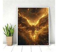 5D Pintura Diamante Adultos, PáJaro Cielo Diamond Painting Adultos Kit, Pintura Diamante Niños, DIY Cristal Art Diamond Painting Kits Para Navidad Decoración De Pared Del Hogar 70x95CM PjY1390 M-P