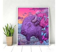 5D Pintura Diamante Adultos, Perro Animal Diamond Painting Adultos Kit, Pintura Diamante Niños, DIY Cristal Art Diamond Painting Kits Para Navidad Decoración De Pared Del Hogar 100x200cm PjY7070 B-7