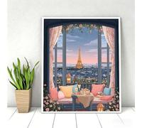 5D Pintura Diamante Adultos, Perro Animal Diamond Painting Adultos Kit, Pintura Diamante Niños, DIY Cristal Art Diamond Painting Kits Para Navidad Decoración De Pared Del Hogar 100 x 200cm PjY9202 5-2