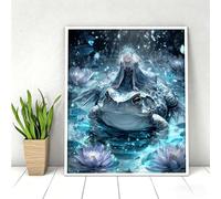 5D Pintura Diamante Adultos, Rana Mujer Diamond Painting Adultos Kit, Pintura Diamante Niños, DIY Cristal Art Diamond Painting Kits Para Navidad Decoración De Pared Del Hogar 70x90CM PjY5692 M-7