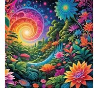 5D Plantas tropicales Diamond Painting Kit Completo,diamond painting Art kit para Adultos,DIY Square Cristal Pintura de Diamante Bordado Punto de Cruz Manualidades Hogar para Decor Hogar 100x100cm