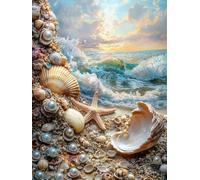 5D Playa Diamond Painting Adultos, Animales Pintura de Diamante Kit Completo, Diamond Painting Adultos Manualidades, DIY Pintura De Diamante Para Kit, Para Decoración De Pared Del Hogar 50x70cm -2630