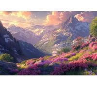 5D Valle Diamond Painting Art, Paisajes Diamante Kit Manualidades Adultos, Diamond Painting Niños Kit, Cristal Bordado Punto de Cruz Pintura de Diamante, Para Decoración Del Hogar 40x50cm -37117