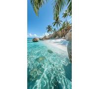 5D Vista al mar de Hawái Diamond Painting, Diamonds Painting Kit Completo, Diamond Art Kit Manualidades Adultos DIY Cristal Pintura De Diamante, Paintings Para Decor De Pared Del Hogar 30x60cm b-762