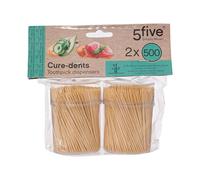 5five - 2 Cajas de 500 Palillos de bambú