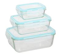 5five - 3 grandes cajas rectangulares de cristal "clipeat