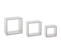5five - 3 pequeños estantes de Pared fixy Cubo Blanco