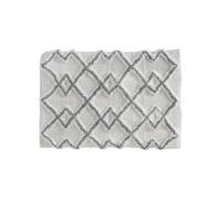 5five - alfombra gris y blanca 50x75cm