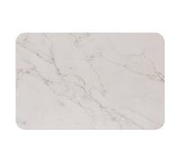 5five - Alfombra Lea de diatomita Efecto mármol Blanco 39x60cm
