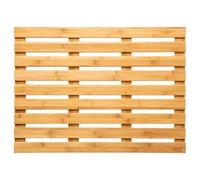 5Five - Alfombrilla de baño de Rejilla de bambú (50 x 68 cm) - Antideslizante, Resistente a la Humedad, fácil de Limpiar - Accesorio de baño