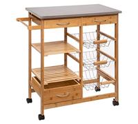 5five - aparador grande con cajones y cestas de bambú