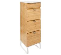 5five - arcón levia de bambú con 3 cajones