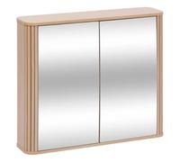 5Five - Armario de Pared Liora Beige - 80x20x70cm - Mueble de almacenaje Funcional, Organizador, Elegante y práctico