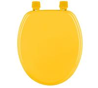 5five - Asiento de Inodoro Amarillo colorama de Madera lacada